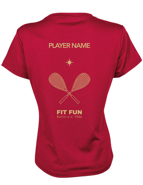 Squash Club Fit Fun / Performance Tshirt (women fit)