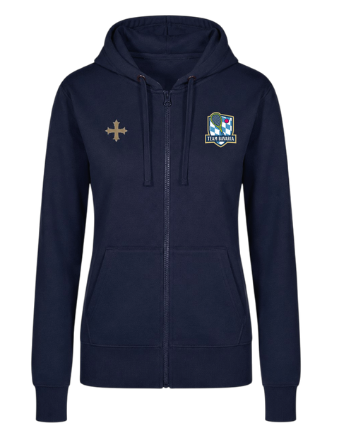 Team Bavaria / Zip-up hoodie (women fit)