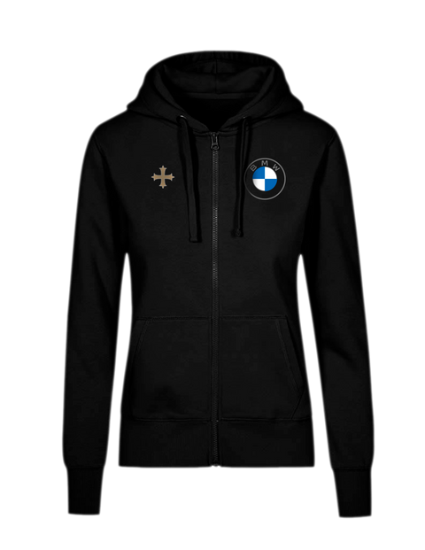 BMW Squash Team / Zip-up hoodie (women fit)
