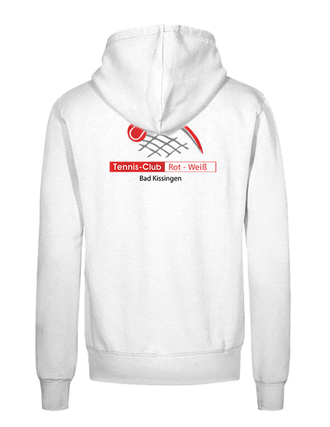 Rot-Weiß / Zip-up hoodie (regular fit)