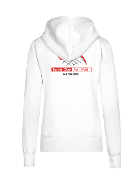 Rot-Weiß / Zip-up hoodie (women fit)