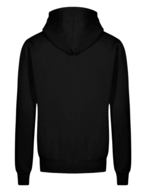 Regular black best sale hoodie